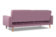 Верден трёхместный диван-релакс Велюр Formula 392 (розовый) арт. 4673739700525