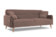 Хюгге трёхместный диван-релакс Велюр Formula 225 (коричневый) арт. 4673739700181