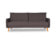 Наттен трёхместный диван-релакс Велюр Priority 235 (коричневый) арт. 4673739700297