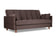 Ригдом трёхместный диван-релакс БК Велюр Priority 235 (коричневый) арт. 4673739701980