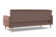 Хюгге трёхместный диван-релакс Велюр Formula 225 (коричневый) арт. 4673739700181